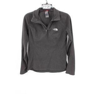 THE NORTH FACE XS WOMENS 1/4 ZIP BLACK FLEECE PULLOVER